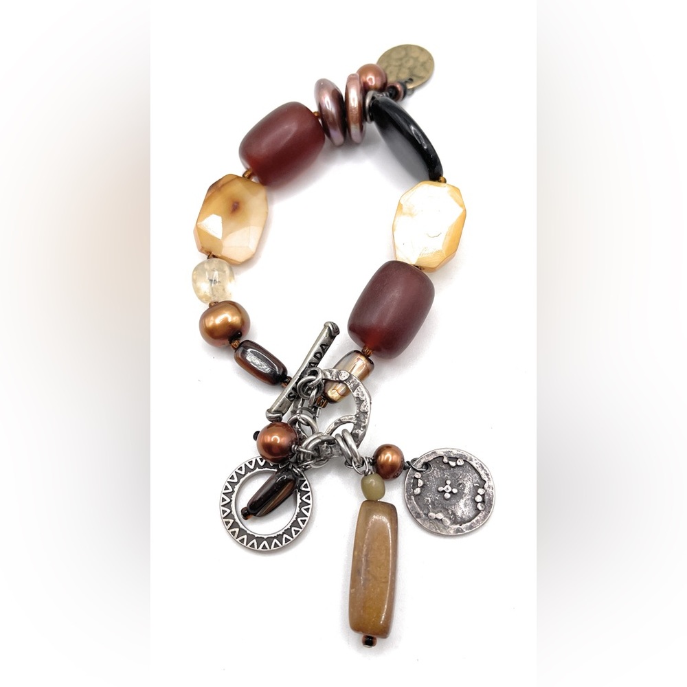 B1776 Retired Silpada Multi Stone Bracelet